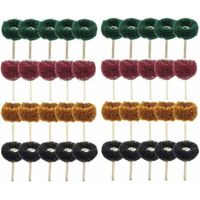 40 Stück 1" (25 mm) Schleifscheiben/Polierscheiben für Dremel-Rotationswerkzeuge