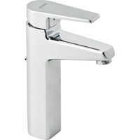 GENEBRE 64134 16 45 66 KLIP Grifo Monomando Lavabo Medio Alto Cromo - ref: 64134 16 45 66