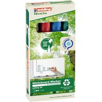 Edding 29 4-29-4 Kit marcatori per lavagne bianche Blu, Verde, Rosso, Nero 4 pz.
