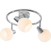 Plafoniera LED soggiorno roundel faretti in vetro stelle effetto cielo luce Nino luci 81139306