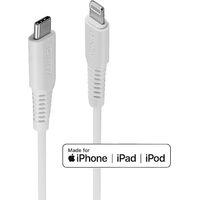 LINDY USB-Kabel USB 2.0 Apple Lightning Stecker, USB-C® Stecker 1.00 m Weiß 31316