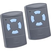 – Pack de 2 télécommandes de garage 868 MHz – 4 boutons – Remplacement émetteurs Hormann HS4 HSM2 HSP4 – Compatible Tubauto HSM4 HS4 - 868Fr