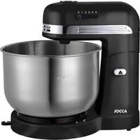 Impastatrice - JOCCA - Ciotola in acciaio inox 3,5 L - 5 velocità - Nero e grigio