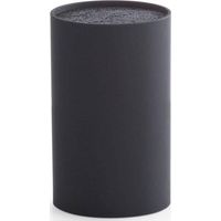 Blocco coltelli Zeller nero plastica 18 cm