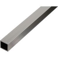 ALBERTS Vierkantrohr, Edelstahl, LxBxHxS 1000 x 20 x 20 x 1,5 mm