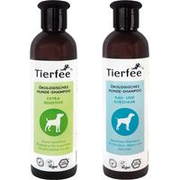 Tierfee Hunde-Shampoo Sparpaket - Extra Senitiv + Rau- und Kurzhaar - 2x 250 ml
