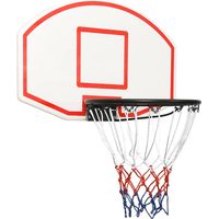 Vidaxl – Panneau de basket 71x45 cm en polyéthylène – Conception murale – Résistant aux UV – Pour intérieur et extérieur
