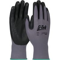 Gant Bannec grip sans couture en nylon Picots en PVC sur la paume et bout des doigts. coloris noir T10 - ISM GMBH