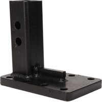 Récepteur de Crochet D'attelage, Support D'attelage Réglable en Acier allié 4410lbs pour Récepteurs D'attelage de 2 Pouces Tracteur de Remorque 6-1/2 Pouces de Chute