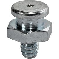 Embout de graissage à tête plate standard DIN3404 M10 x 1 mm forme A SW 17 mm se (Par 100)