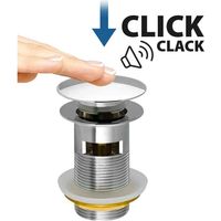 PILETTA CLICK CLACK PER LAVABO IN OTTONE CPT 1""1/4