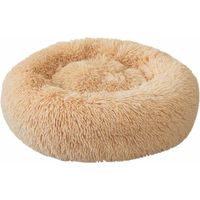 Cat Bed Dog Bed Round Soft Pet Bed Donut Dog Bed Nest Deep Sleep Pet Thick Mattress Dog Bed Suitable for Cat Puppies Kitten Small Pets --- 60CM