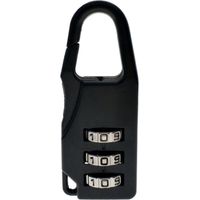 3 Dial Digit Number Code Password Combination Padlock Travel Security Safe Lock