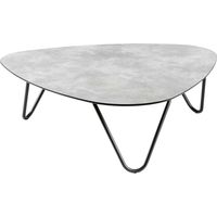Tavolo Basso COCOON ALLURE 96 x 102 cm LaFuma LFM2717 Ciment/Noir