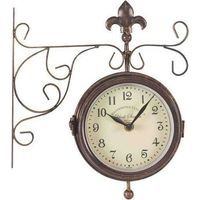 Smart Garden York Station Platform Indoor Outdoor Garden Clock Thermometer
