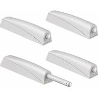 Loqueteau pour meuble Push to Open Aimant Porte Placard Jiayi 4 Pièces Loquet Magnetique Push Open Poussoir Placard Fermeture Magnétiques pour Armoire Systeme Push to Open Amortisseur Tiroir