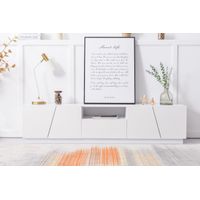Moderner TV-Schrank 170 cm. Diagonaler Patchwork-Stil. OKWISH