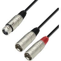 Cable Xlr Macho A 2xxlr Hembra 1m Adam 3star K3yfmm0100