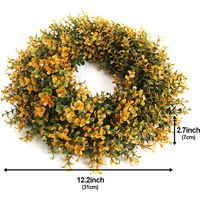 Weihnachts-Simulationsgirlande - 31x31x7cm - orange Farbe