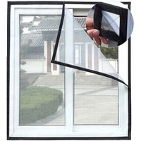 Katzenschutznetz, selbstklebendes Moskitonetz für Fenster, verstellbares Insektenschutzgitter – 130 x 150 cm