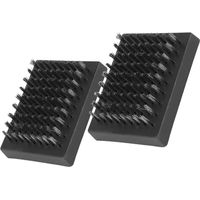 2 Pièces Brosse Barbecue,Brosse De Nettoyage Pour Barbecue,Brosses De Grille,Brosse De Grill,Brosse À Barbecue En Acier Inoxydable,Pour Nettoyer La Grille