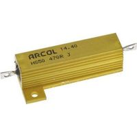 Resistenza di potenza 470 Ohms 50w 5% metallo Arcol Hs50-470rj
