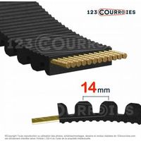 Courroie dentée Gates Polychain GT2 2380-14MGTPC2-68
