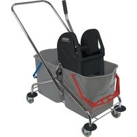 Sprintus Reinigungswagen Eimer 2 x 27 l, Presse - 301114