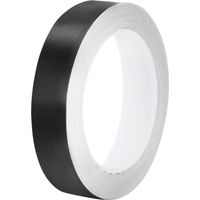 2 cm x 25 m Metallklebeband für Fliesen, ideal für Wände, Schränke, Badezimmer, Böden, Fliesen, Autos und Dekorationen, schwarz
