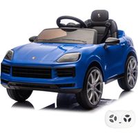 Porsche Cayenne Elektro Kinderauto 12V - Blau