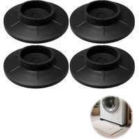 4 stuks trillingsdempers, antislip trillingsdempers, rubberen voeten, anti-trillingsmat, wasmachine schokdemper, anti-slipmat, voetkussens, anti-vibratiemat voor wasmachine en droger