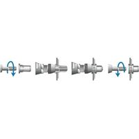 Douilles taraudées rivklé tête plate acier zingué, diamètre de perçage 7 mm, diamètre nominal M5, boîte de 100 douilles - RIVKLE