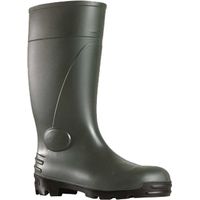Botte de sécurité BAUDOU OPTIMAT S5 SRA PVC - Taille 39 Vert, Coque acier 200 J
