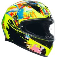 Casco integrale agv k3 termoplastico visiera solare integrata