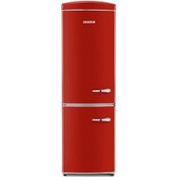 Severin RKG8887 Frigorifero con congelatore a libera installazione h 195 cm 315 litri Cerniere a sinistra rosso