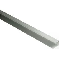 Kovalex Einfassprofil Aluminium 250 x 4,3 x 2,0 cm silber