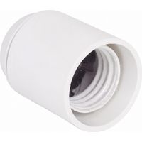 PVC-Fassung für E27, glatter Mantel 100mm 150W