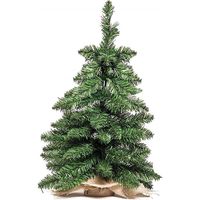 Weihnachtsbaum "Timmy" aus hochwertigem PVC und Jutebasis -120 cm
