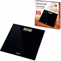Bilancia pesapersone Sencor SBS 2300BK fino a 150 kg con display LCD.