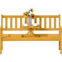 Banc de jardin 2 places bois teck 320 kg 149 x 56,5 x 89 cm