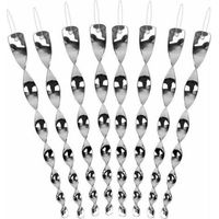 Bird deterrent, 8 pieces reflective spiral bird scarer poles, reflective bird deterrent, 360-degree bird deterrent, keeps birds away from windows and garden