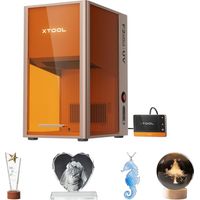 xTool F2 Ultra UV Graveur Laser, 5W UV, Gravure 3D Interne et Fine sur Verre, Double Caméra 48MP, 15 000 mm/s