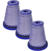 vhbw 3x Filtre pré-moteur compatible avec Dyson Big Ball Multi Floor Extra, Parquet aspirateur - Filtre de protection du moteur, nettoyable