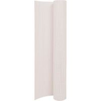 vidaXL Double-Sided Garden Fence 110x400 cm White