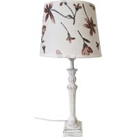 Lampe de table blanche 43 cm