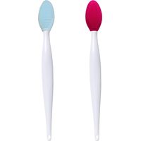 Brosse exfoliante pour les lèvres, outil de brossage des lèvres, brosse en silicone double face, brosse exfoliante pour lèvres sèches, brosse gommage pour les lèvres