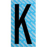 Lettera Adesiva Nera Serie T80 K Letterfix