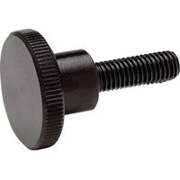 Ganter Norme Elements haute Vis moletees - DIN 464 - Filetage M4 - Acier bruni, noir, DIN 464-M4-16