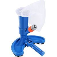 Aspirateur de Piscine Portable, Aspirateur Piscine Hors Sol, Aspirateur Nettoyeur à Jet de Piscine avec Sac en Filet à Cordon