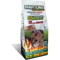 diavolina green power bag - 85 accensioni naturali.